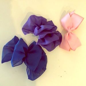 Bundle of hair clips and ties